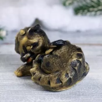 Фигурное мыло "Дракончик лежит" коричневое, 70гр