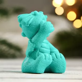 Фигурное мыло "Дракоша весельчак" зеленый, 45гр