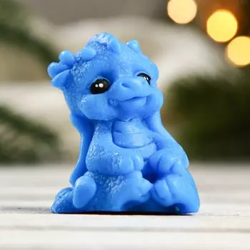 Фигурное мыло "Дракоша Женек" синий, 38гр