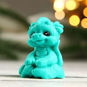 Фигурное мыло "Дракоша Женек" зеленый, 33гр