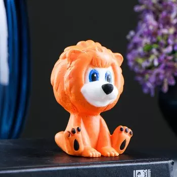 Фигурное мыло "Львенок" оранжевый, 120гр