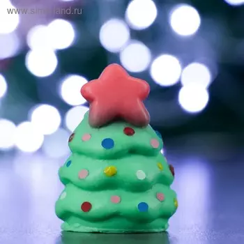 Фигурное мыло «Маленькая ёлочка» салатовая 45 г, 446 см