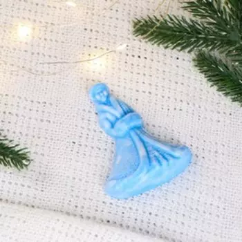 Фигурное мыло "Снегурочка" голубая, 38гр