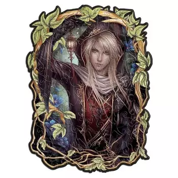 Фигурные пазлы, 18 23 см «Эльфийский свет» 100 деталей