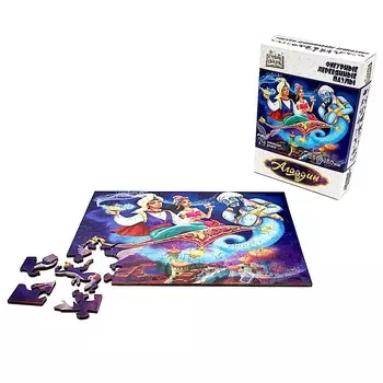 Фигурный деревянный пазл Страна сказок «Аладдин»