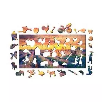 Фигурный деревянный пазл «Travel collection» «Прованс, Франция»