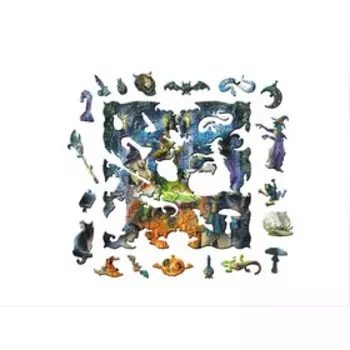 Фигурный деревянный пазл «Зельеварение»