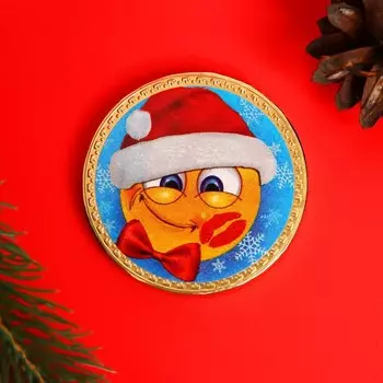 Фигурный молочный шоколад "Новогодние Мэйлики", 25 г