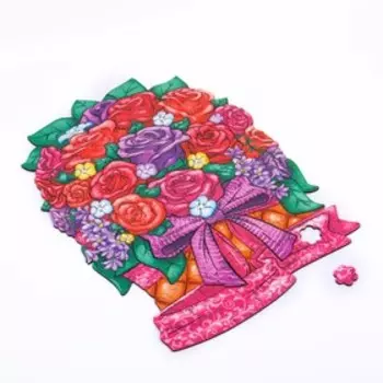 Фигурный пазл «Цветы»