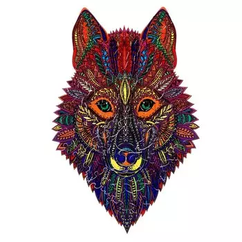 Фигурный пазл «Волк», серия «Весёлые игрушки»