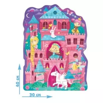 Фигурный пазл «Волшебный замок», 48 деталей
