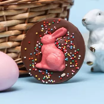 Фигурный шоколад 'Медаль Зайке', 35 г