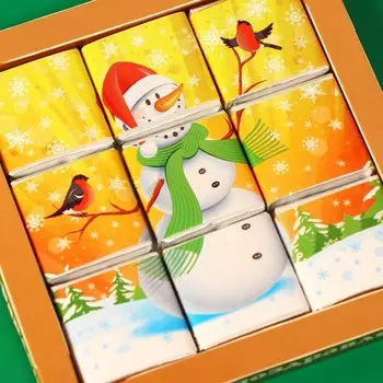 Фигурный шоколад "Дед Мороз" пазл, 45 г