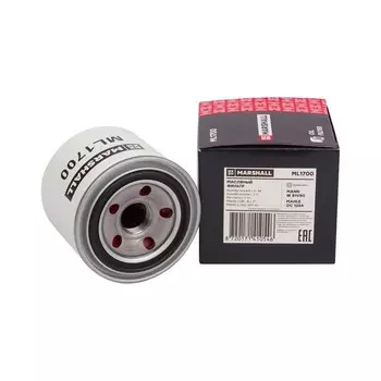 Фильтр масляный Marshall Hyundai Solaris I, II 11-; Kia Cee'd I, II 07-; Mazda 3 (BK, BL) 07- / 6 (GG, GH) 02-, ML1700