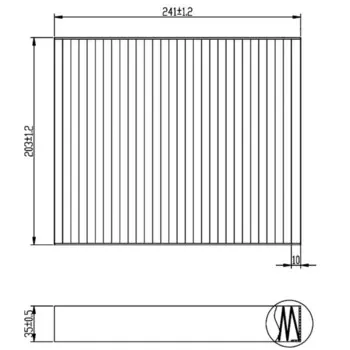 Фильтр салонный Totachi TCA-480K