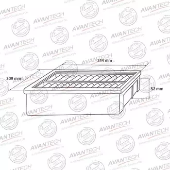 Фильтр воздушный Avantech AF0108