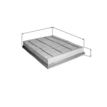 Фильтр воздушный BIG FILTER GB965