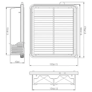 Фильтр воздушный Totachi TA-1882