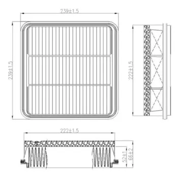 Фильтр воздушный Totachi TA-2268