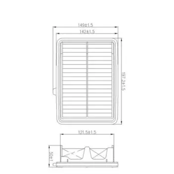 Фильтр воздушный Totachi TA-3708
