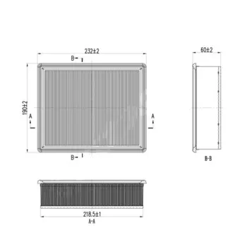 Фильтр воздушный Totachi TA-4108