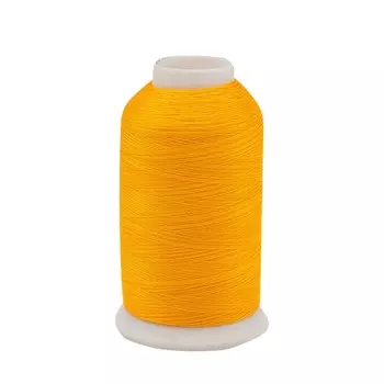 Филаментная нить 100D/3, 3000 м, 100% полиэстер (2156 ярко-жёлтый)