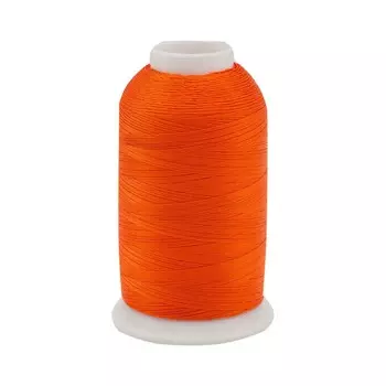 Филаментная нить 100D/3, 3000 м, 100% полиэстер (4171 оранжевый)