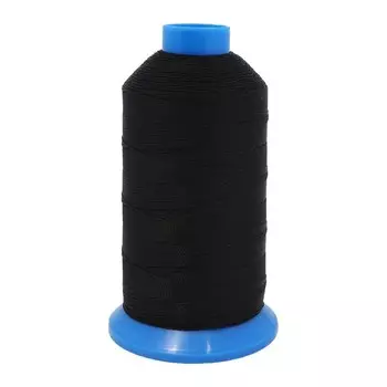 Филаментная нить 840D/3, 750 м, 100% полиэстер (9020 чёрный)