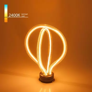 Филаментная светодиодная лампа Elektrostandard, Art filament, 95х95х160 мм, 8Вт, E27, 440Лм, 2400К