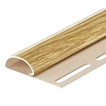 Финишный профиль DCKE LUX, под дерево, 3000 мм, цвет зрелый каштан