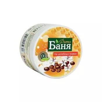 Фито-скраб "Русское поле", мед и кофейные зерна, 300 мл