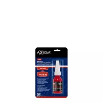 Фиксатор резьбовых соединений Axiom, термостойкий, неразъёмный, красный, 10 мл