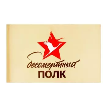 Флаг 9 Мая "Бессмертный полк", 90 х 145 см, полиэфирный шелк, без древка