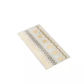 Flash-тату, малый лист, M-T016