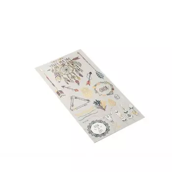 Flash-тату, малый лист, M-T036