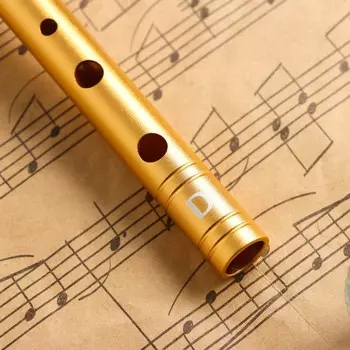 Флейта Music Life D, золотая, 30 см