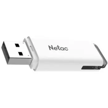 Флеш Диск Netac 64GB U185 NT03U185N-064G-20WH USB2.0 белый