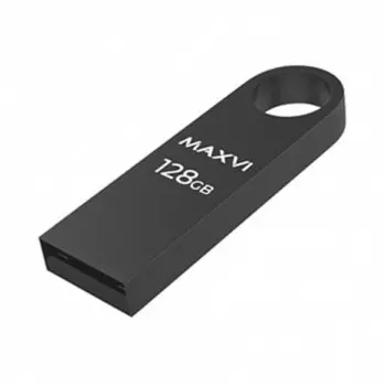 Флешка 128 Gb Maxvi MK Dark grey монолит, металл / FD128GBUSB20C10MK