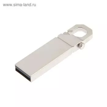 Флешка E 325 S- 8 ГБ, USB2.0, чт до 25 Мб/с, зап до 15 Мб/с, карабин