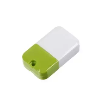 Флешка Mirex ARTON GREEN, 32 Гб, USB2.0, чт до 25 Мб/с, зап до 15 Мб/с, белая-зеленая