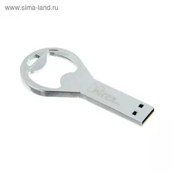 Флешка Mirex BOTTLE OPENER, 8 Гб, USB2.0, "открывашка", чт до 25 Мб/с, зап до 15 Мб/с