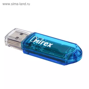 Флешка Mirex ELF BLUE, 64 Гб, USB3.0, чт до 140 Мб/с, зап до 40 Мб/с, голубая