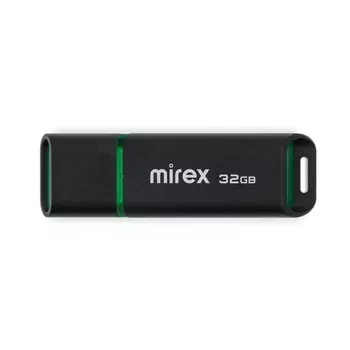 Флешка Mirex SPACER, 32 Гб ,USB3.0, чт до 100 Мб/с, зап до 40 Мб/с, чёрная