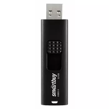 Флешка Smartbuy 032GB3FSK, 32 Гб, USB3.0, чт до 100 Мб/с, зап до 60 Мб/с, черная