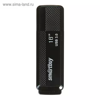 Флешка Smartbuy Dock, 16 Гб, USB3.0, чт до 140 Мб/с, зап до 40 Мб/с, черная