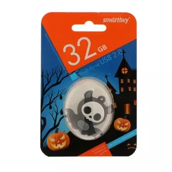 Флешка Smartbuy Halloween series "Летучая Мышь", 32 Гб, USB2.0, чт до 25 Мб/с, зап до15 Мб/с