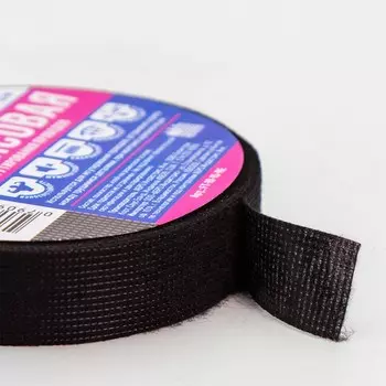 Флисовая клейкая лента ABRO MASTERS для жгутирования проводов, 19 мм х 15 м