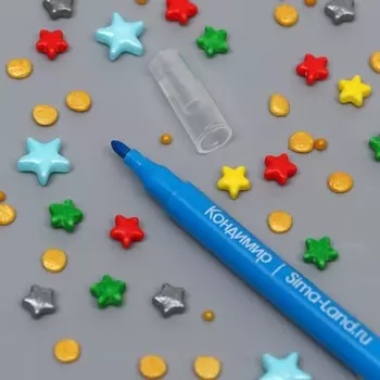 Фломастер пищевой Бирюзовый1 шт