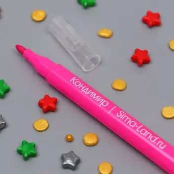 Фломастер пищевой Розовый 1 шт