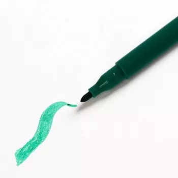 Фломастер пищевой «Зелёный» для украшения десертов и пасхальных яиц, 1 шт